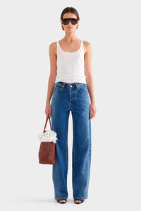 Lightweight Cotton Tank - White