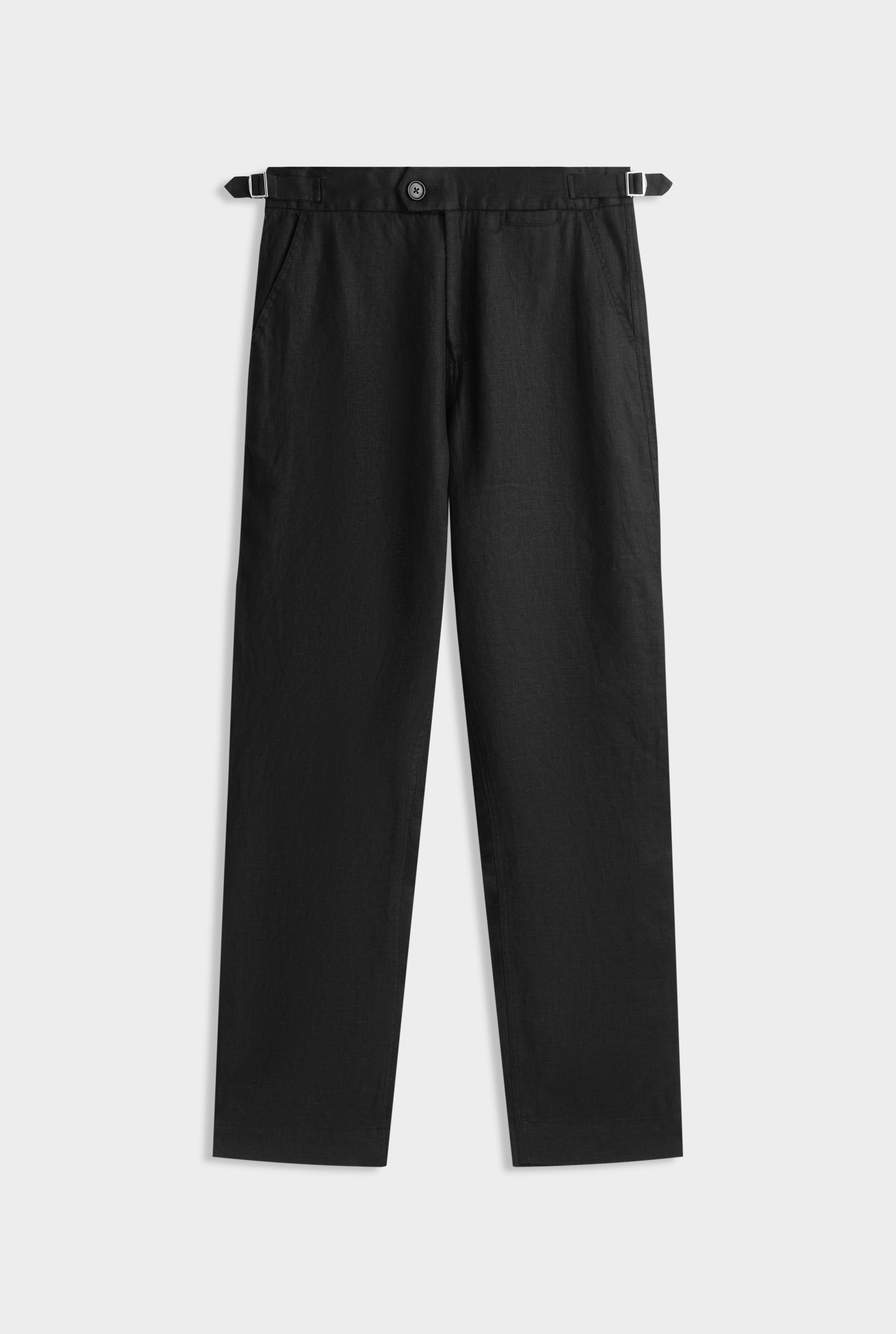 Side Tab Trouser -  Black