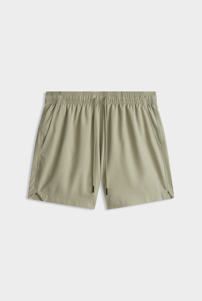 Solid Stretch Swim Short -  Sage