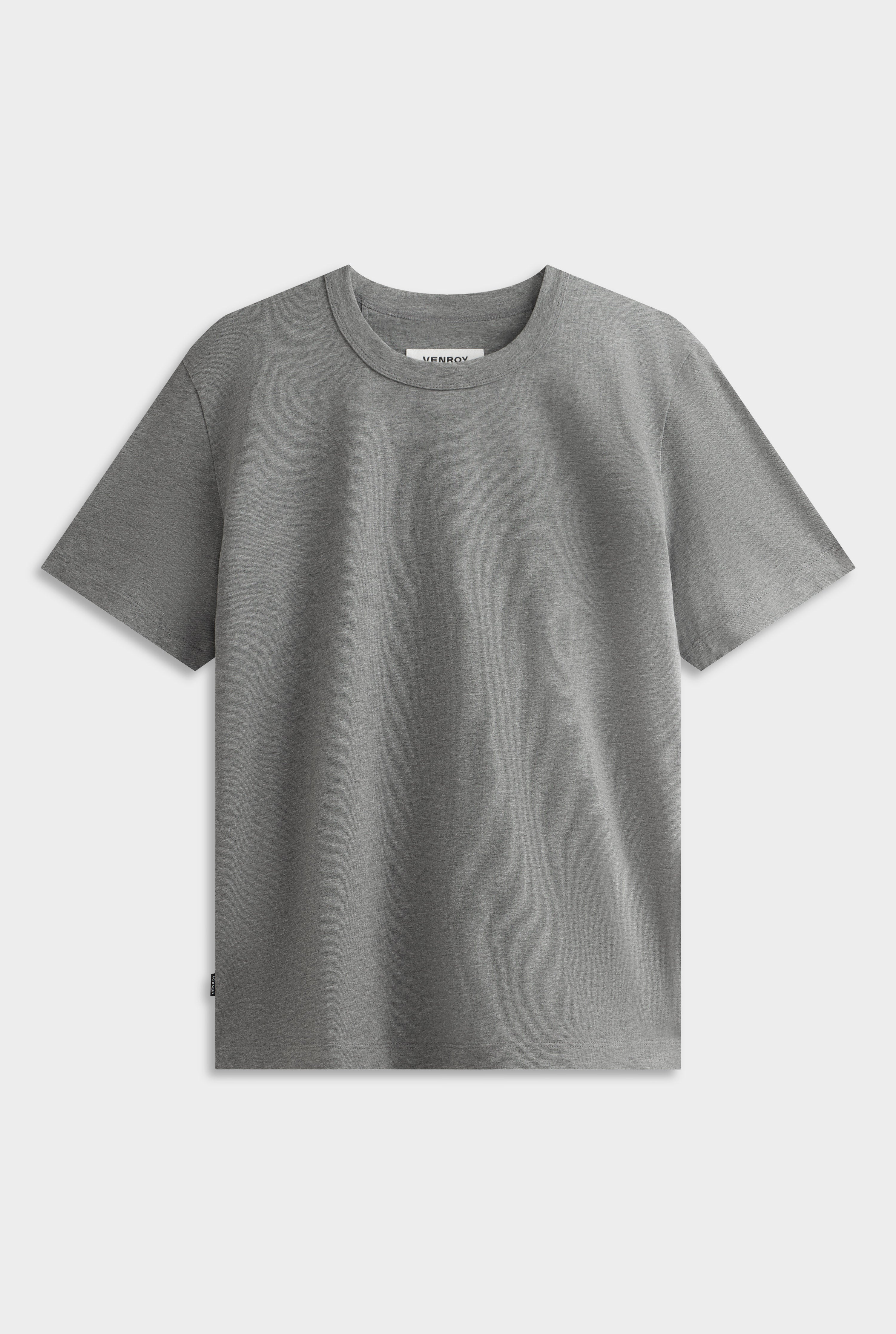 Heavy Weight Logo T-Shirt - Dark Grey Marl