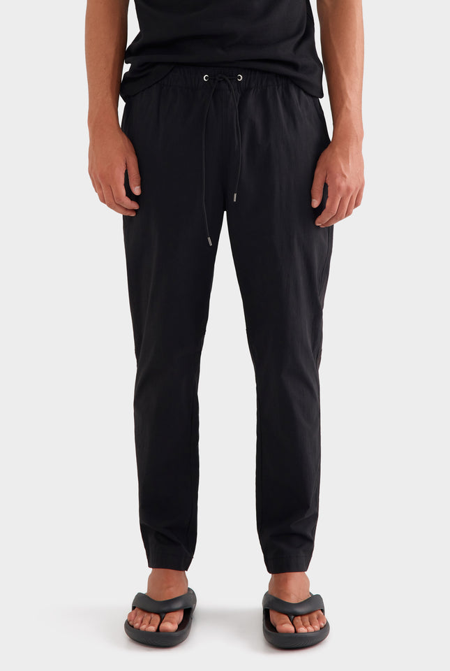 Cotton Stretch Pant - Black