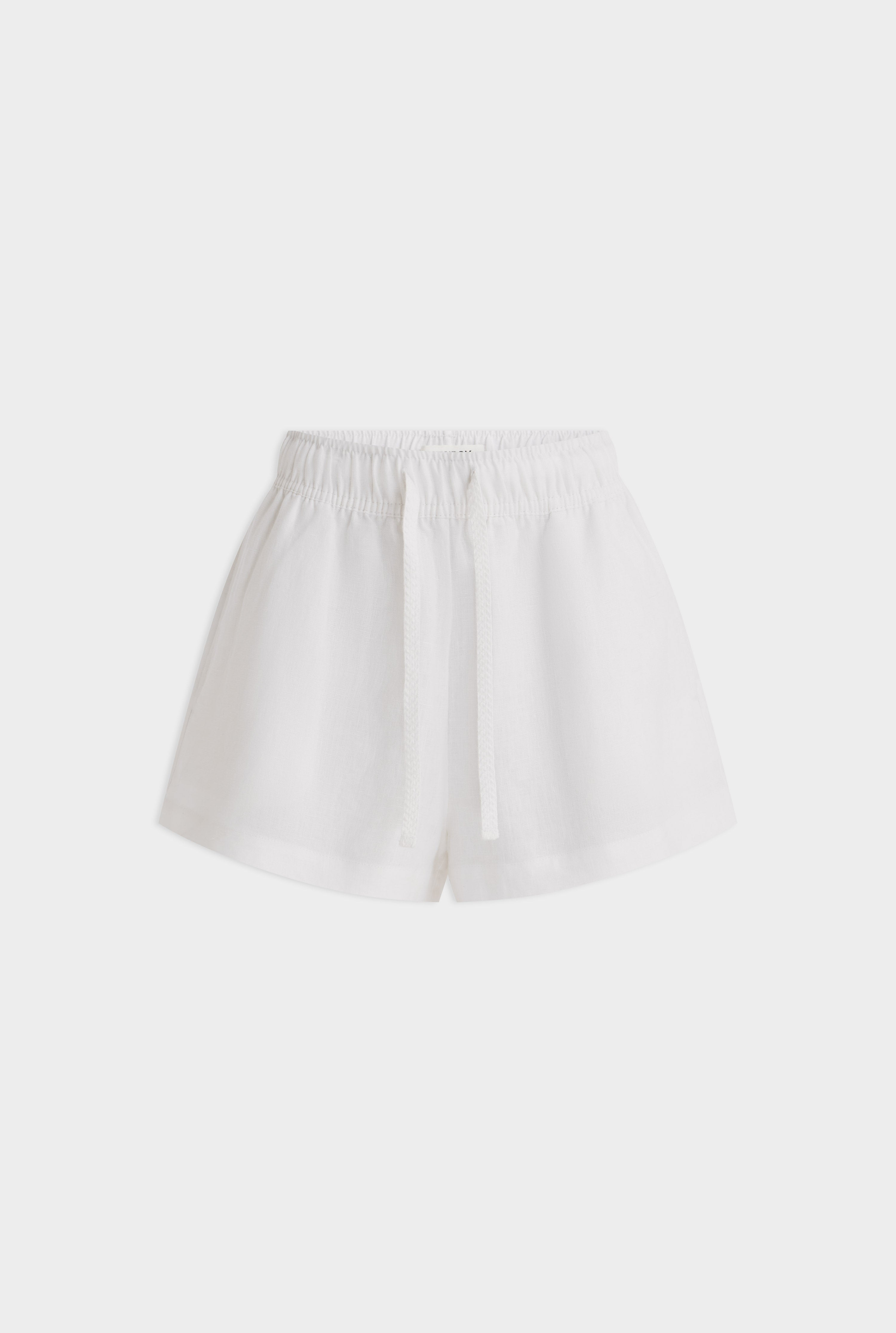 High Waisted Lounge Short 2.0 - White