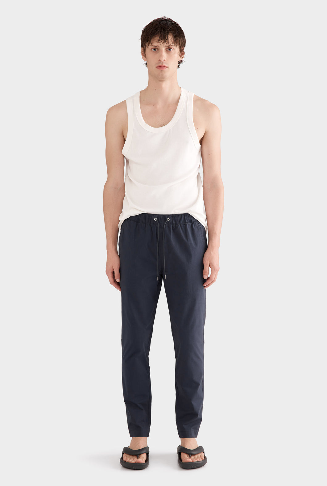 Cotton Stretch Pant - Navy