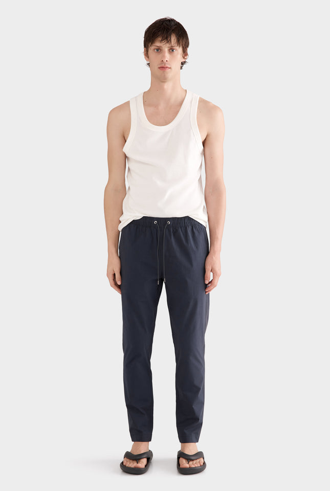 Cotton Stretch Pant - Navy