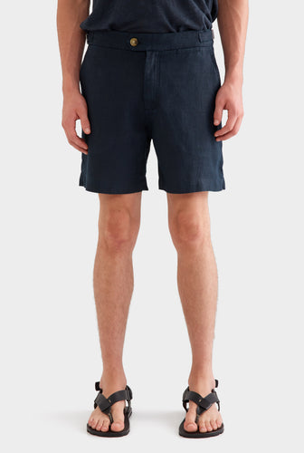 Side Tab Shorts - Navy