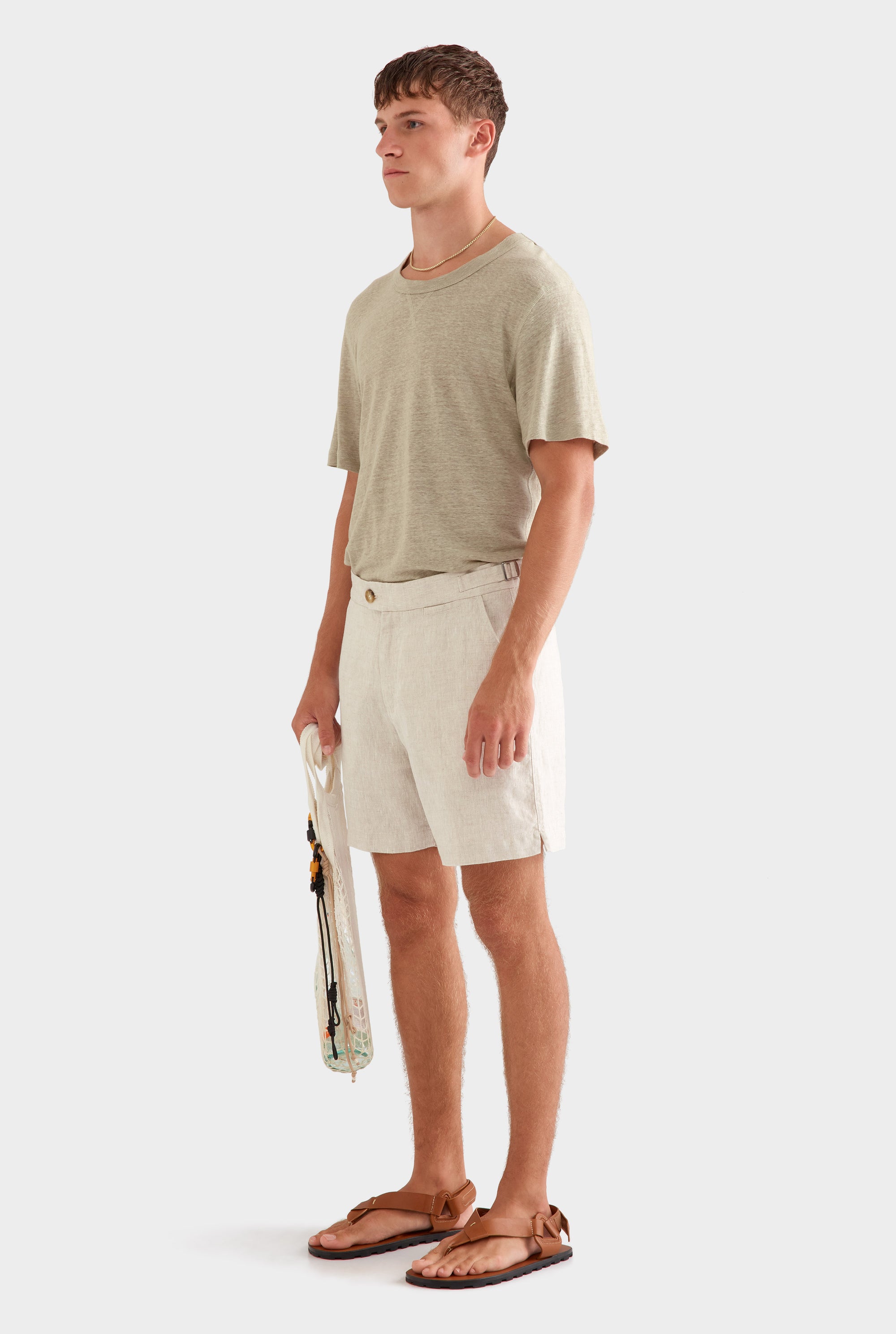 Side Tab Shorts - Sand
