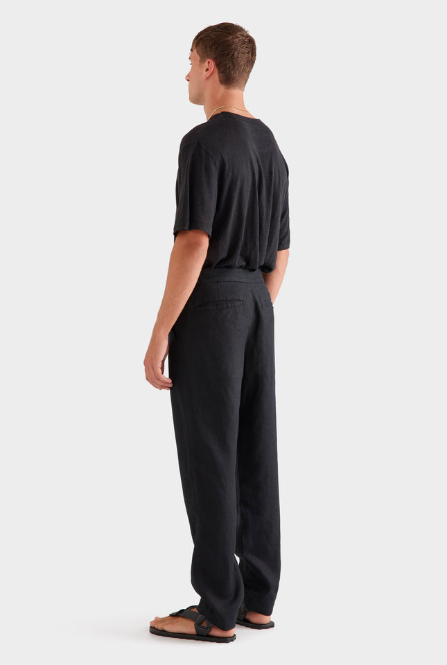 Side Tab Trouser -  Black