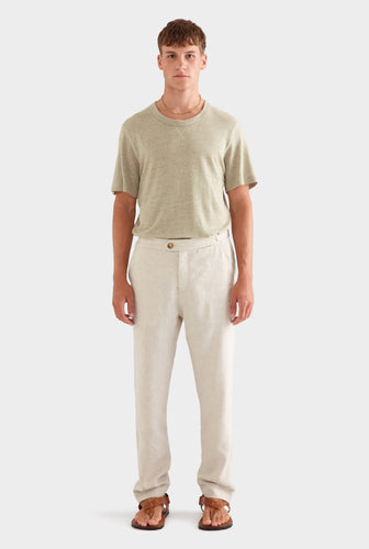 Side Tab Trouser -  Sand