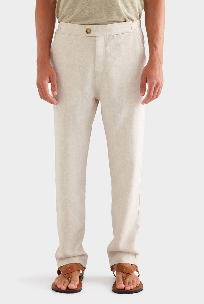 Side Tab Trouser -  Sand