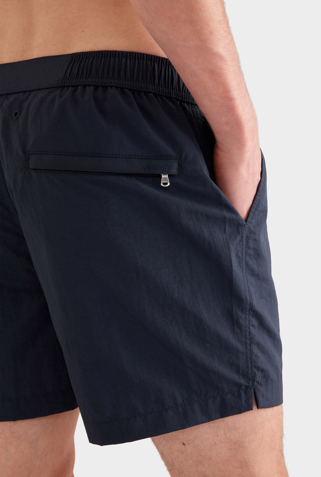 Solid Snaplock Swim Short - Navy