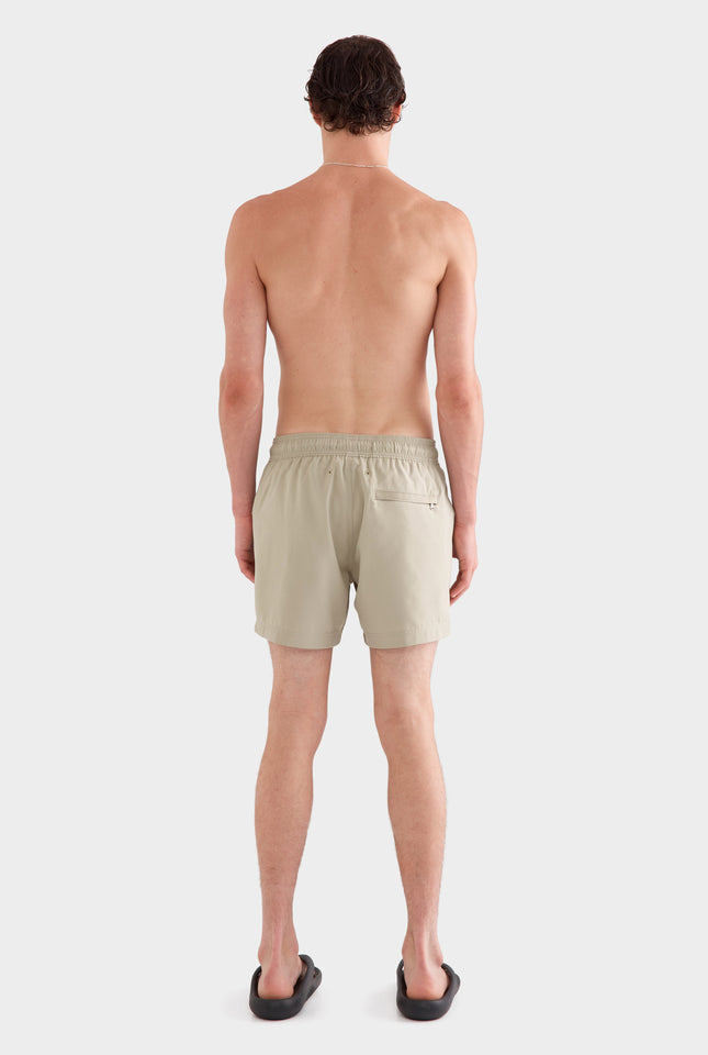 Solid Stretch Swim Short -  Sage