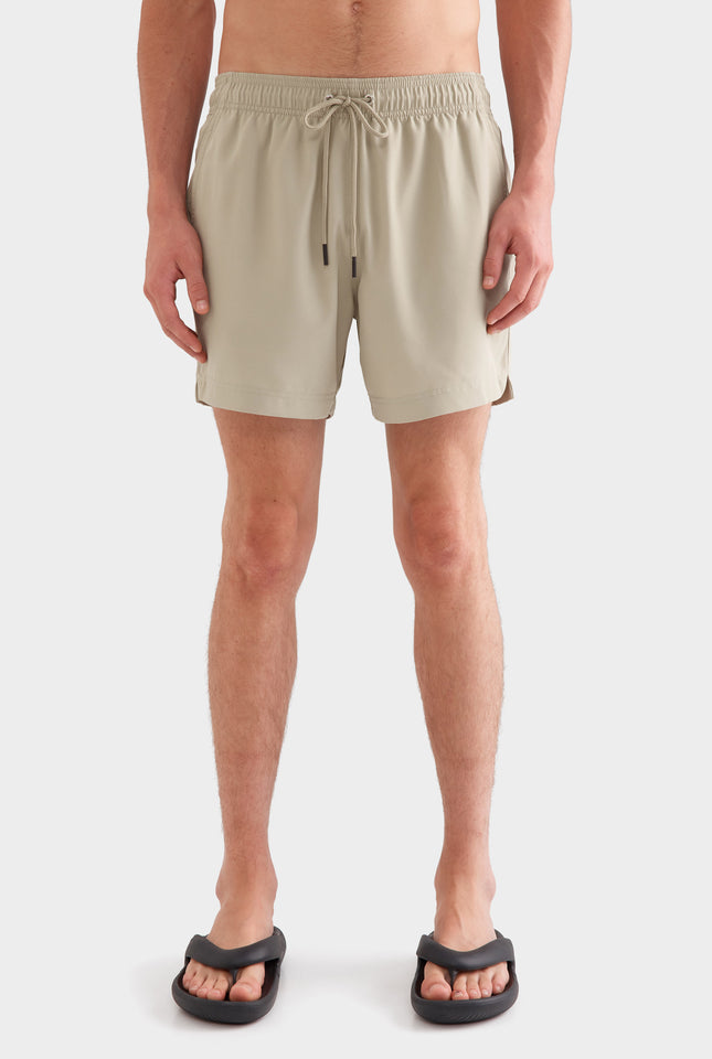 Solid Stretch Swim Short -  Sage