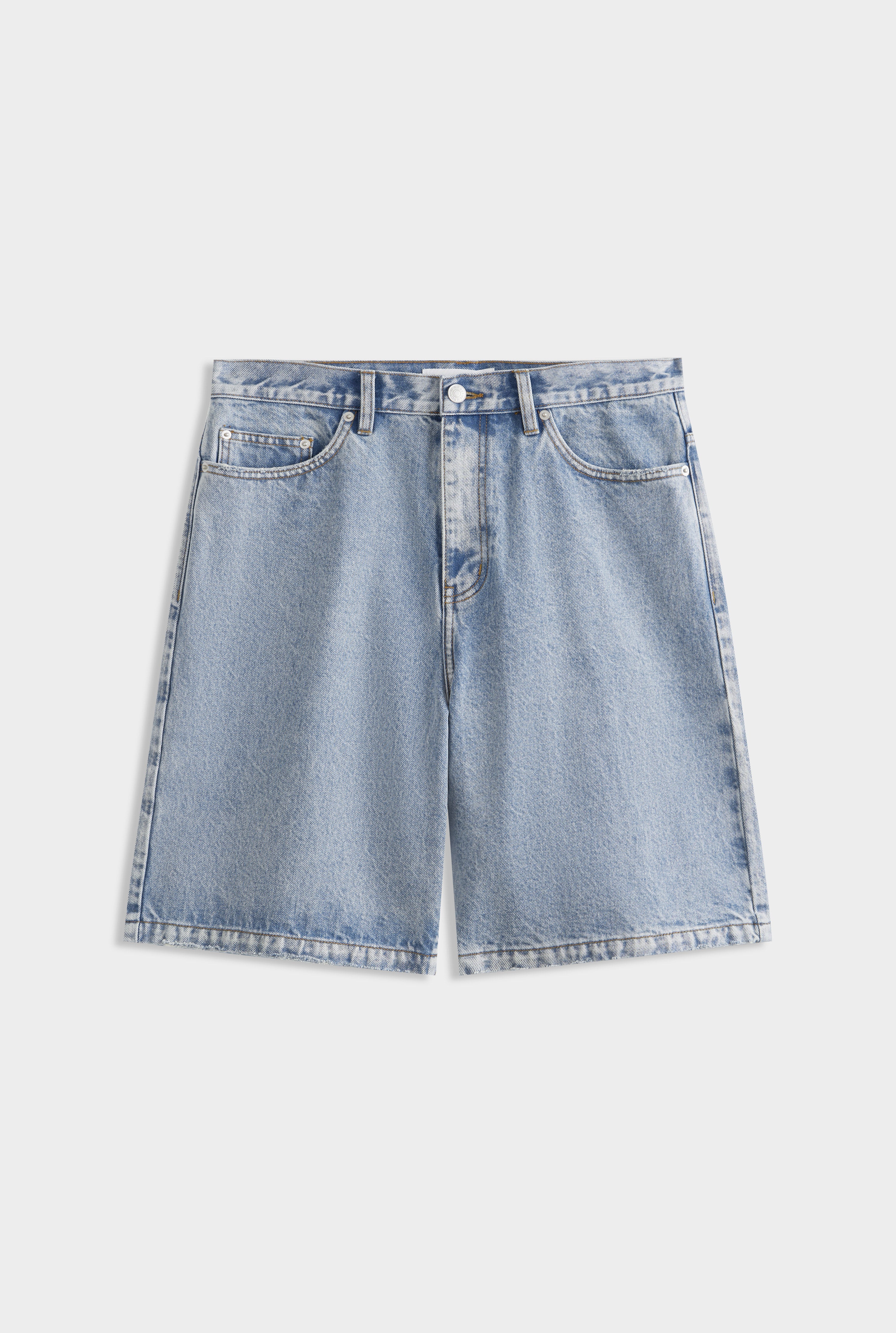 Denim Bermuda Shorts - Light Blue