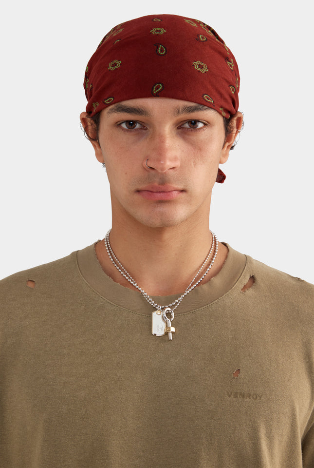 Distressed T-Shirt - Khaki