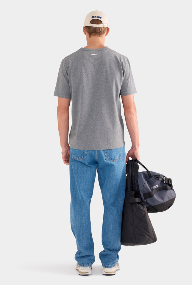 Heavy Weight Logo T-Shirt - Dark Grey Marl