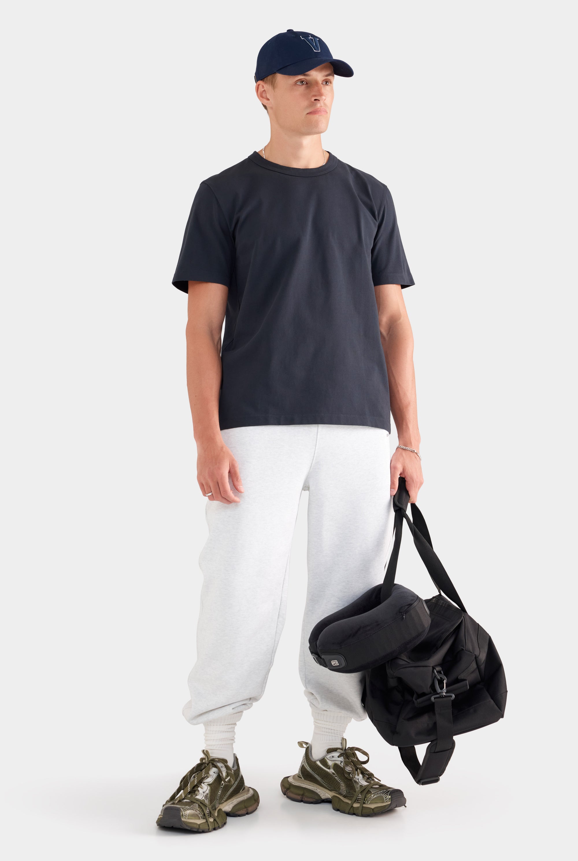 Heavy Weight Logo T-Shirt - Navy