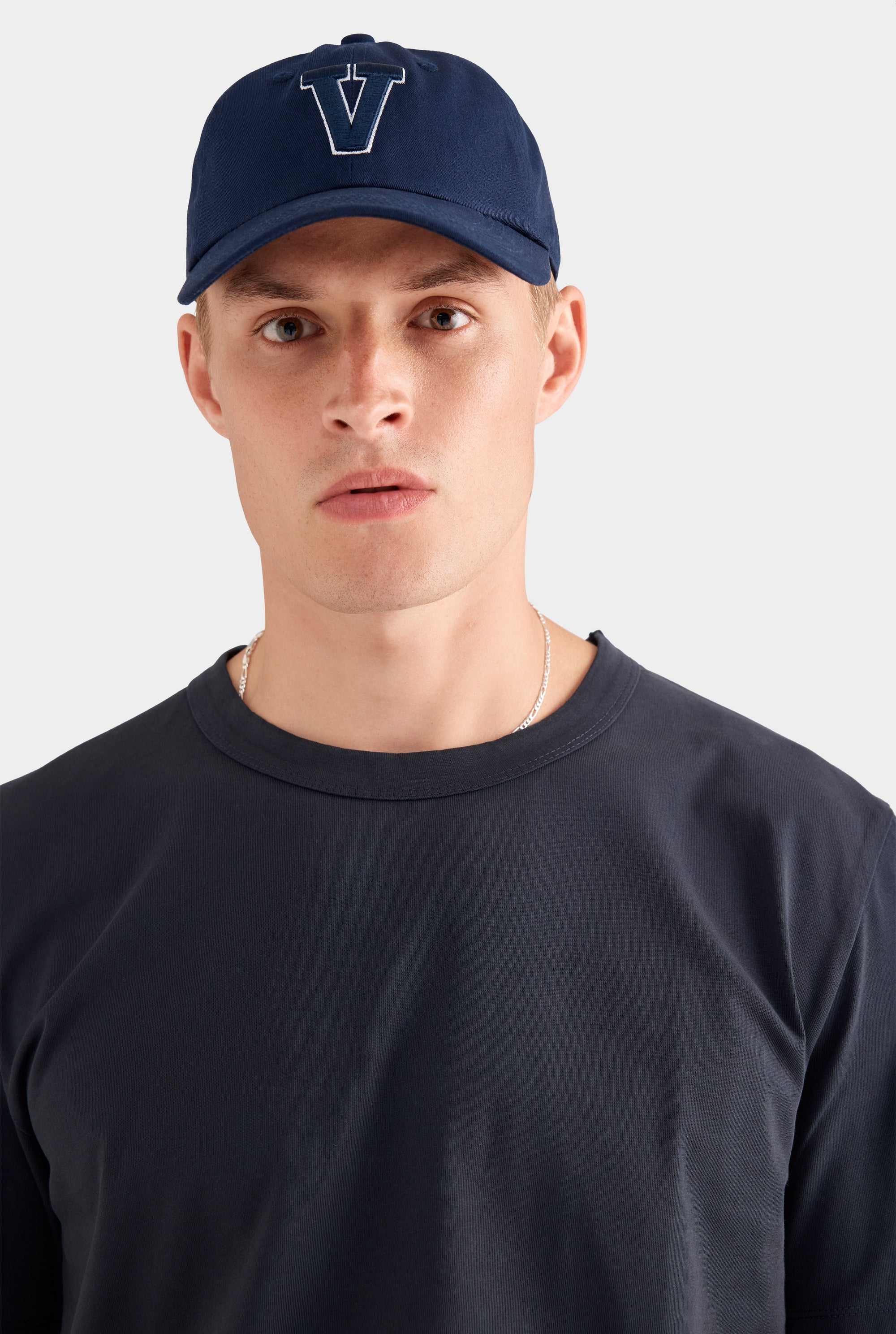 Heavy Weight Logo T-Shirt - Navy