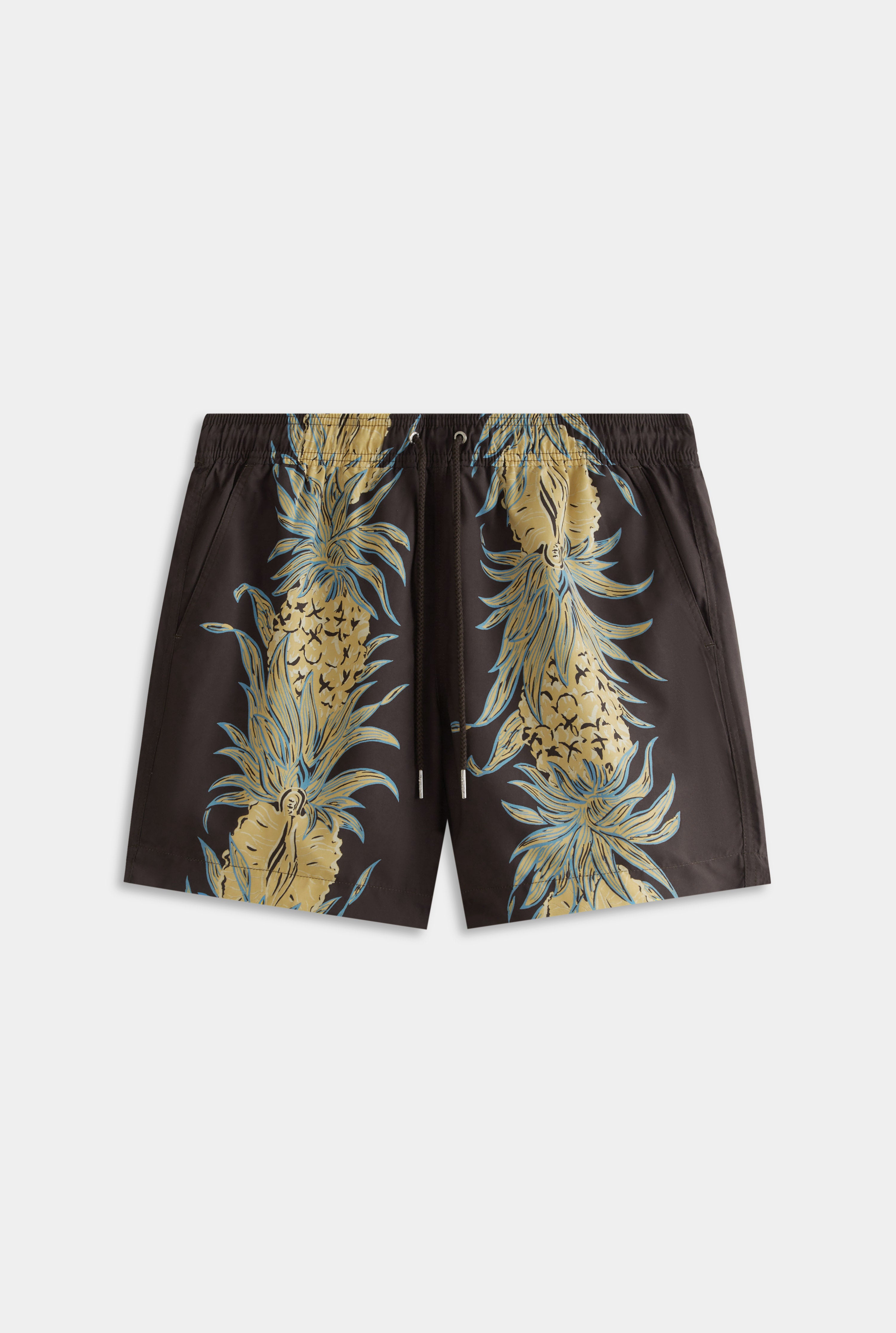 Printed Swim Short - Pineapple Print