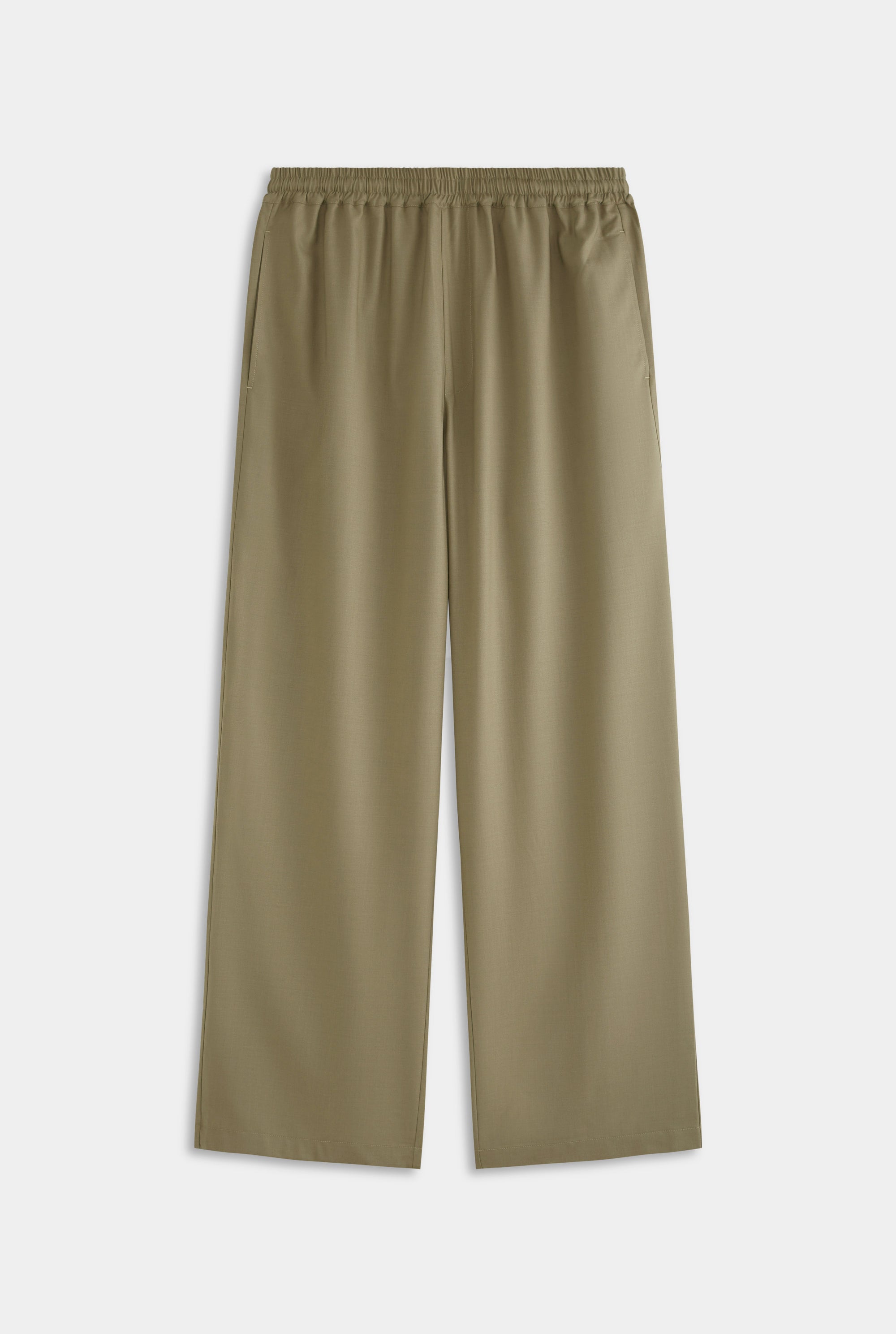 Relaxed Wool Pant - Pebble