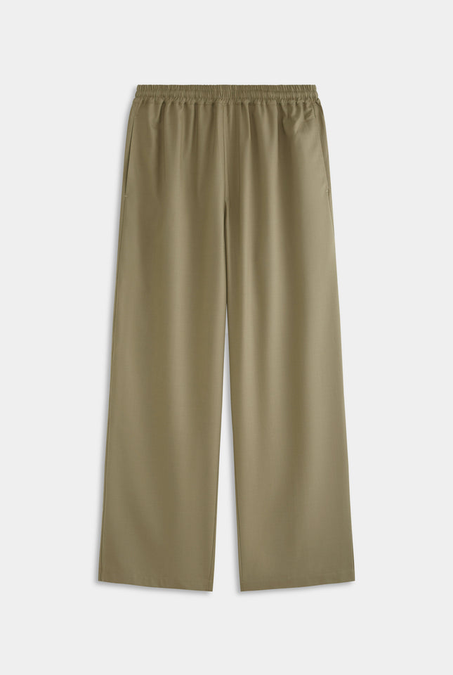 Relaxed Wool Pant - Pebble