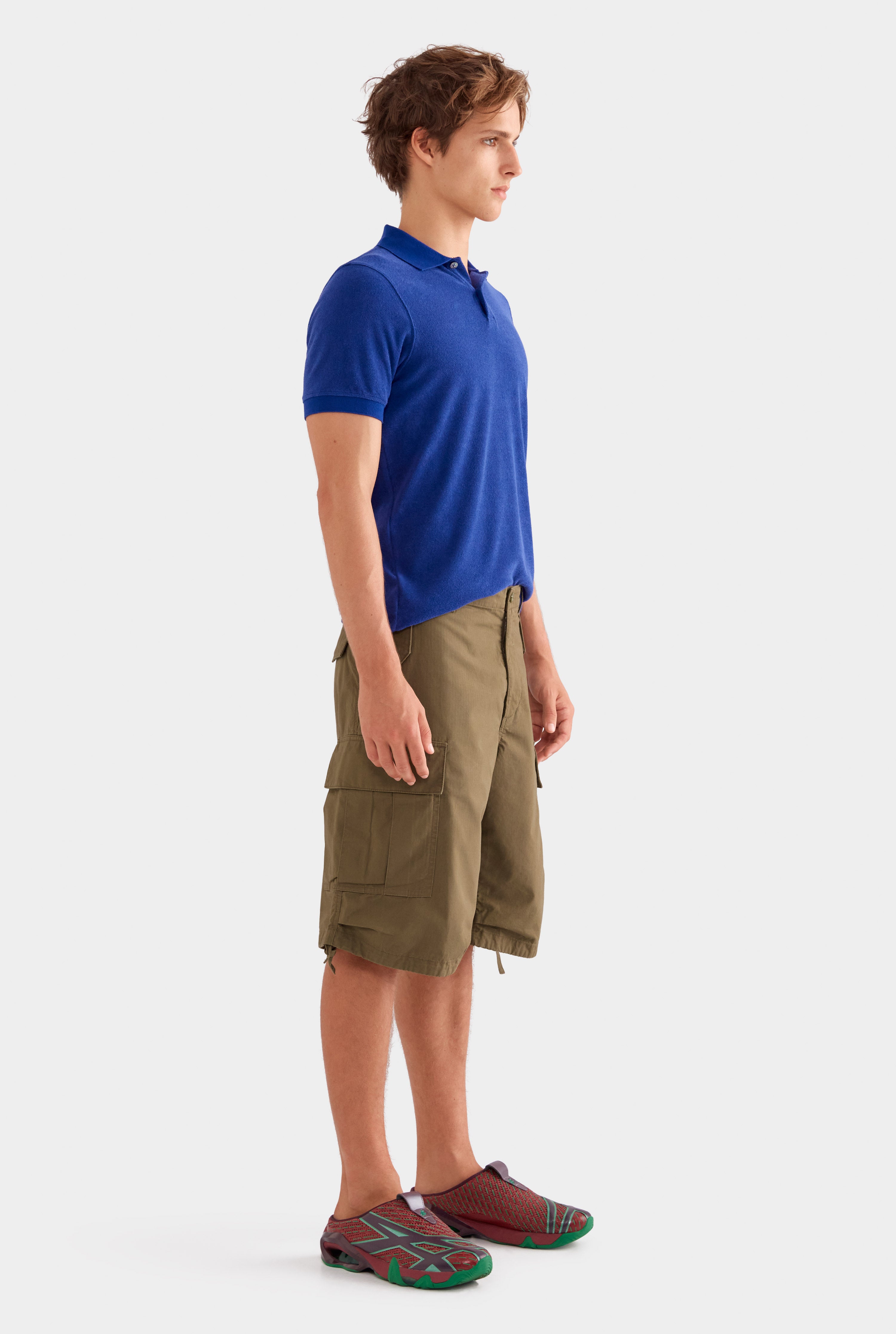 Riptstop Cotton Cargo Short - Military Olive