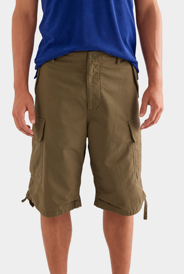 Riptstop Cotton Cargo Short - Military Olive