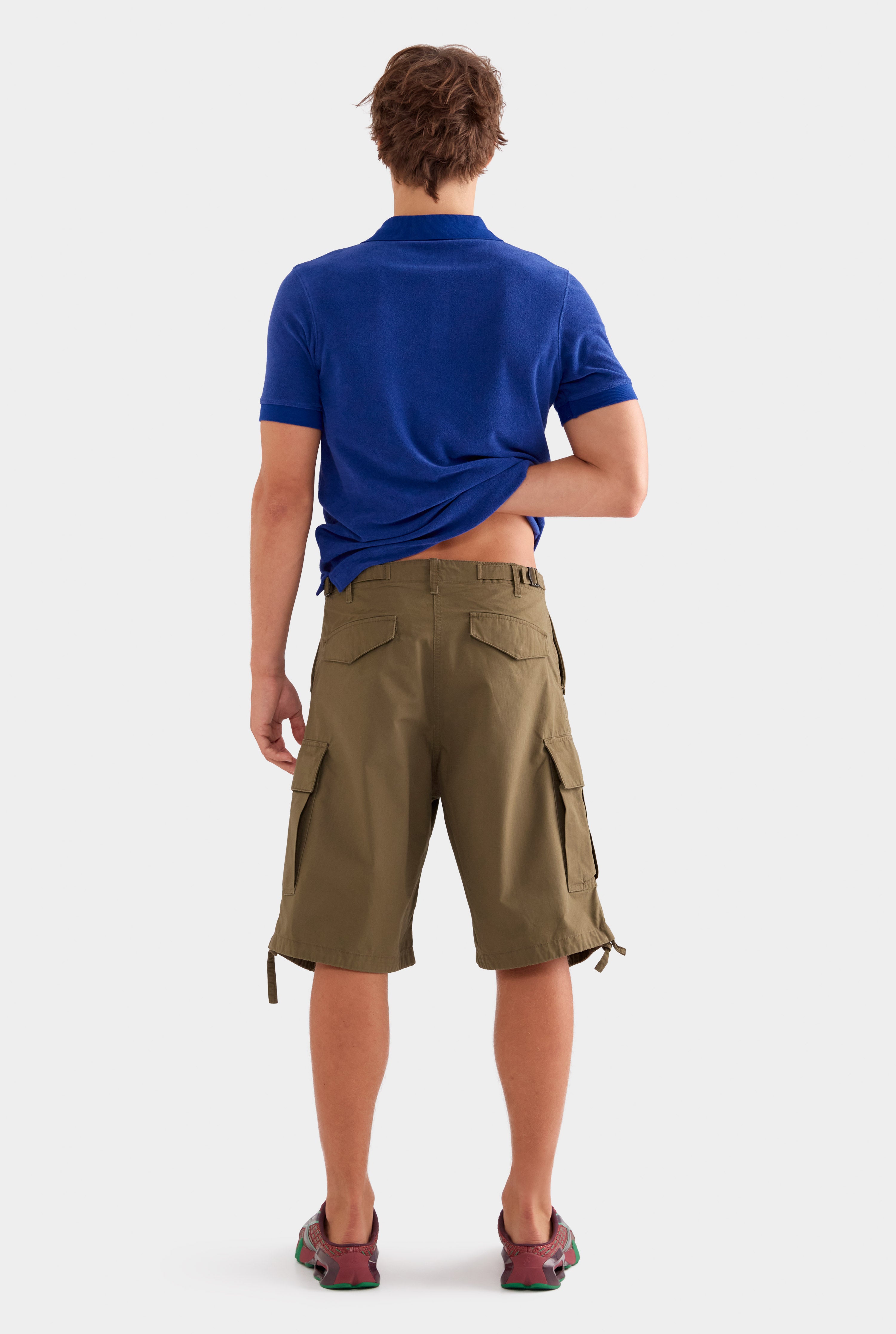 Riptstop Cotton Cargo Short - Military Olive