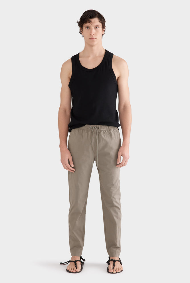 Cotton Stretch Pant - Black