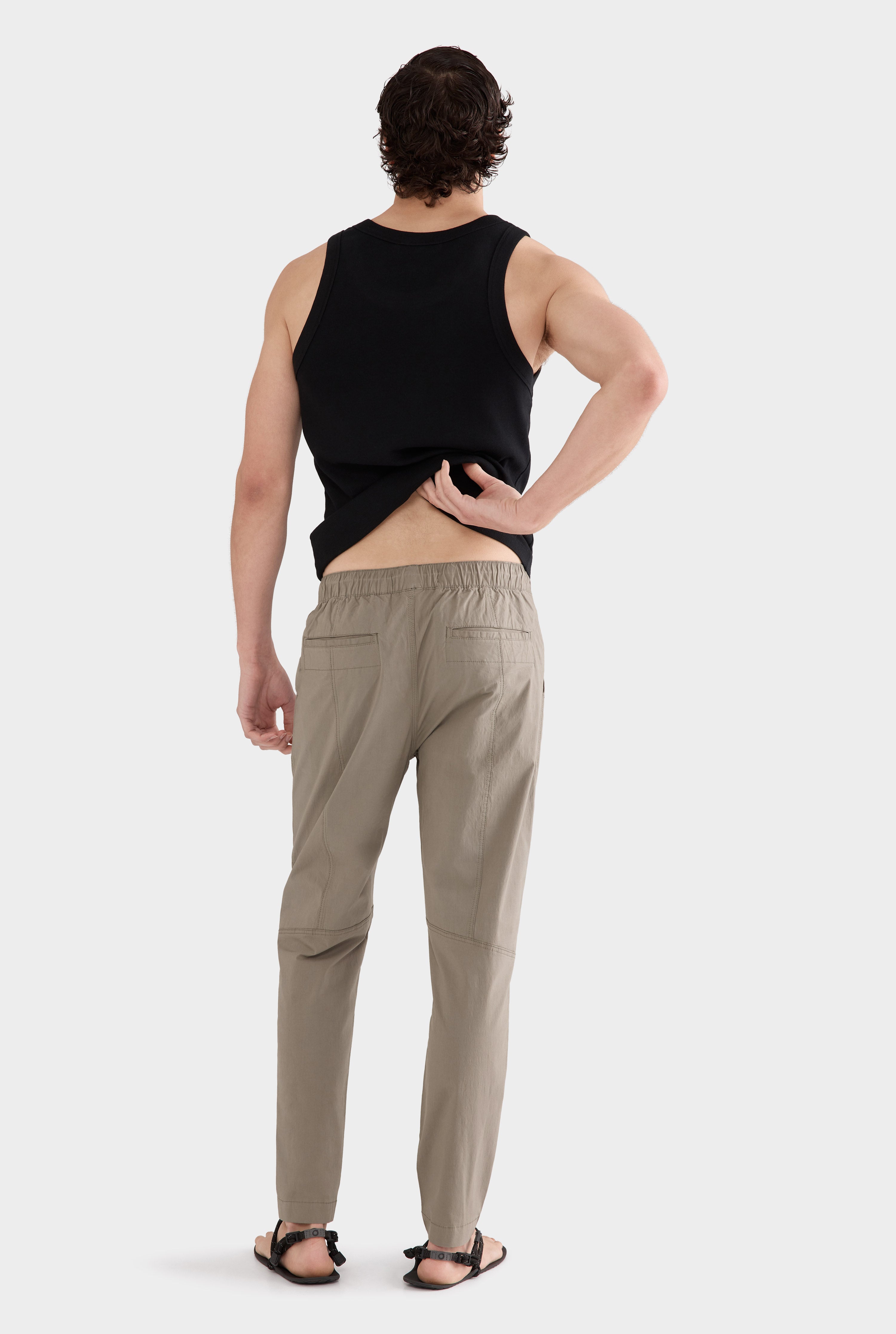 Cotton Stretch Pant - Smokey Olive