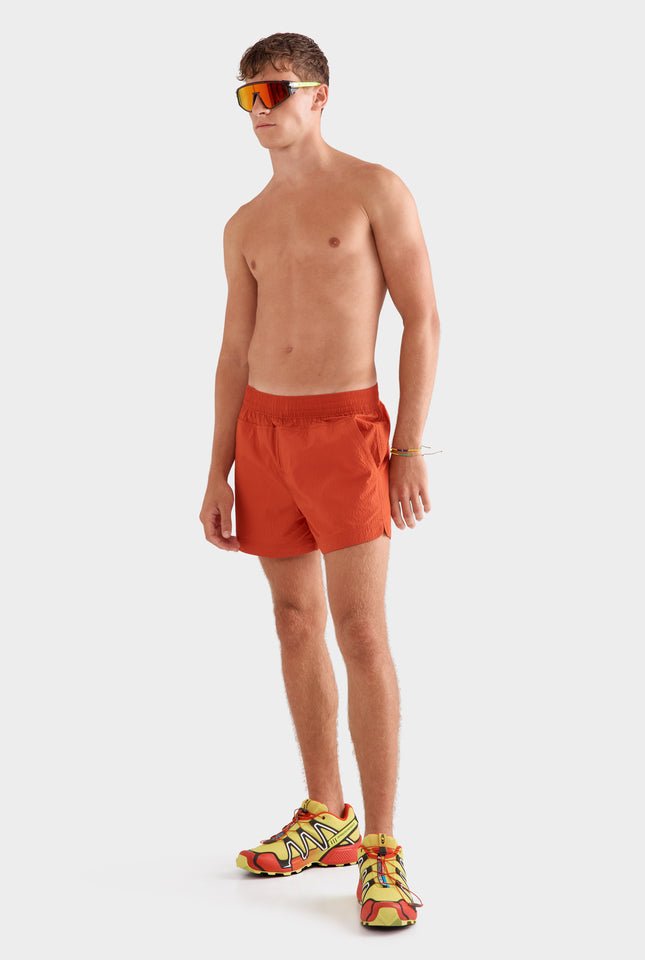 Panelled Pocket Swim Short -  Picante