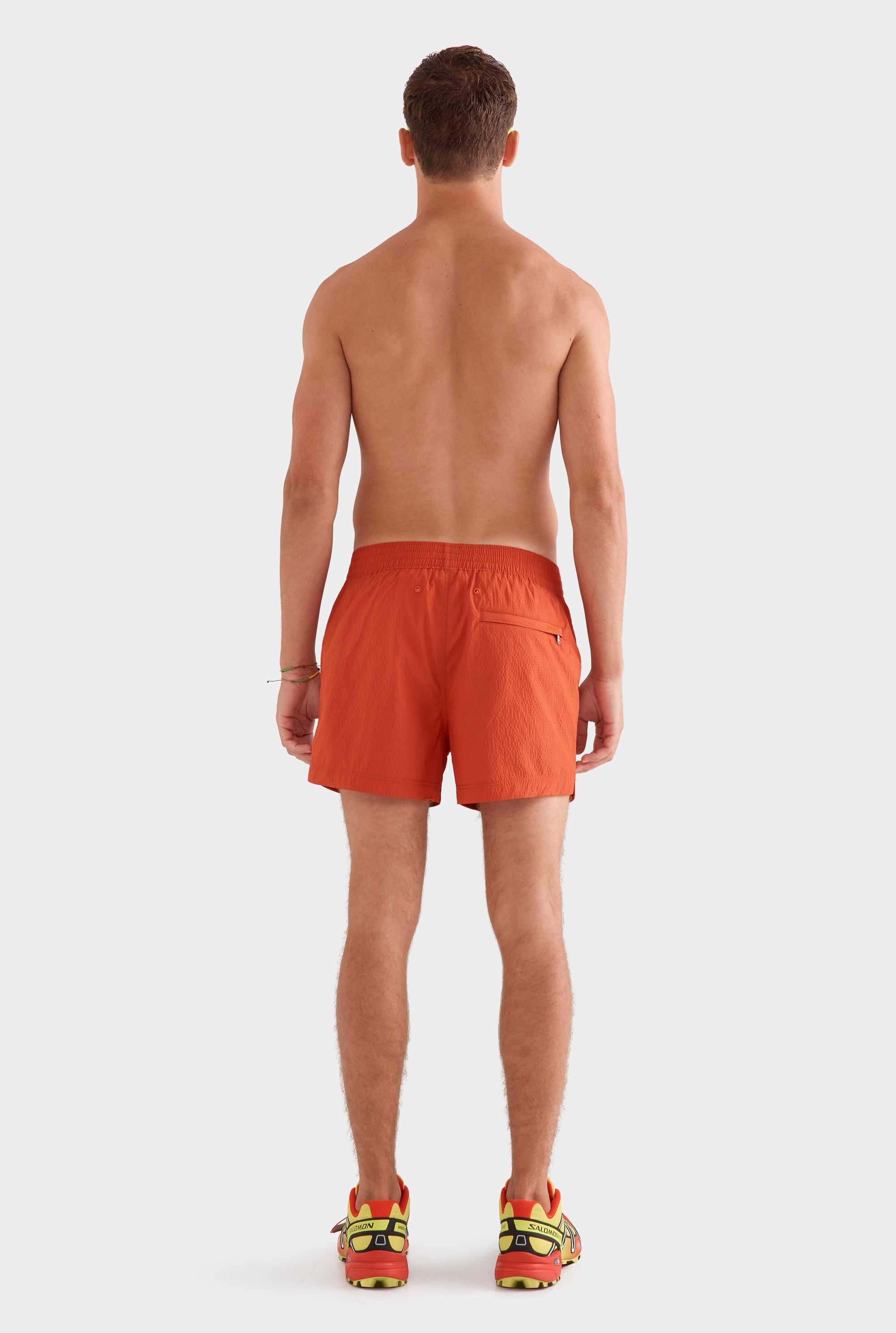 Panelled Pocket Swim Short -  Picante