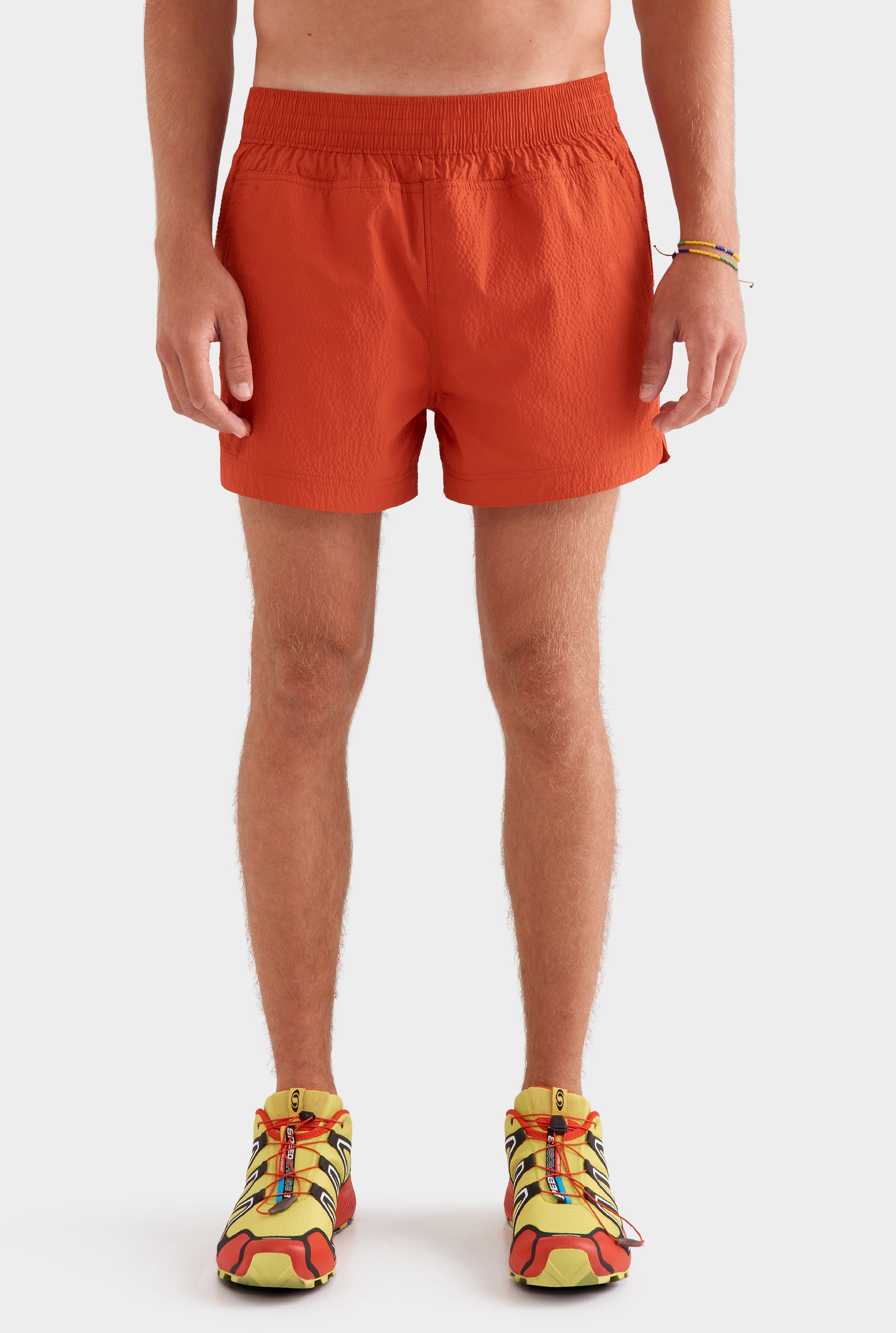 Panelled Pocket Swim Short -  Picante