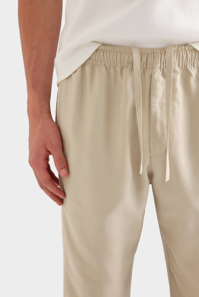 Tencel Lounge Chino -  Pistachio Shell/Natural Tape