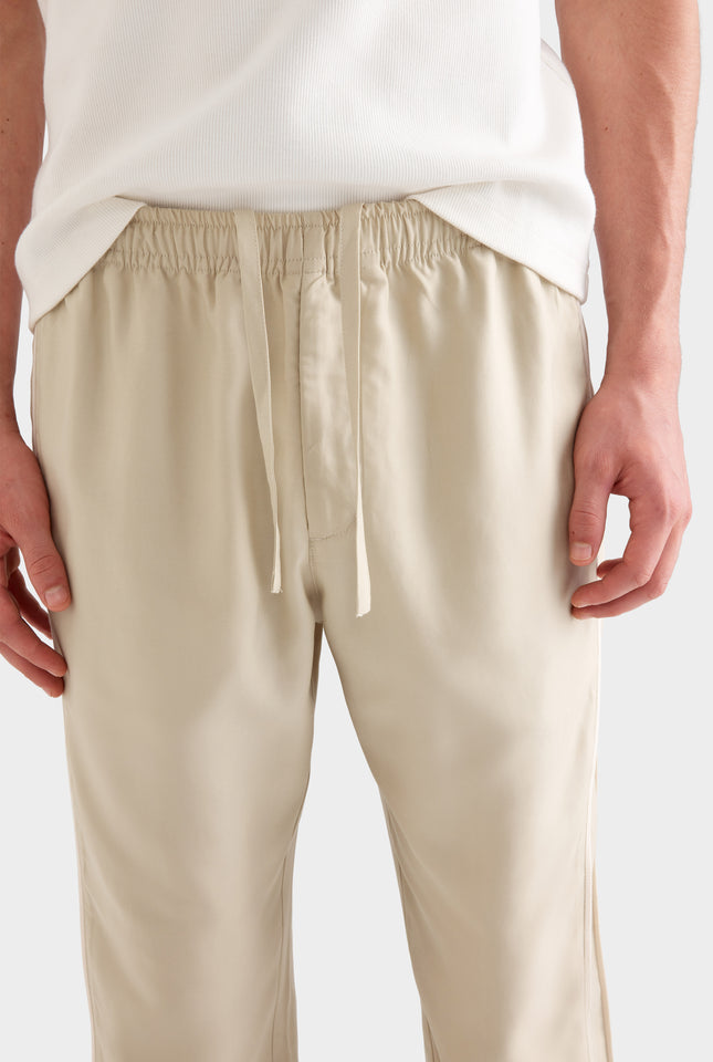 Tencel Lounge Chino -  Pistachio Shell/Natural Tape