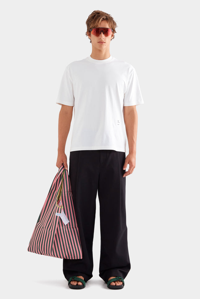 Standard Cotton T Shirt - Off White/Cactus Print