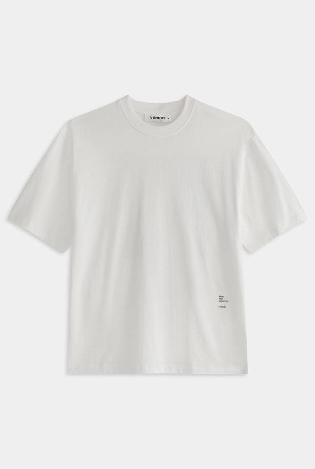 Standard Cotton T Shirt - Off White/Cactus Print
