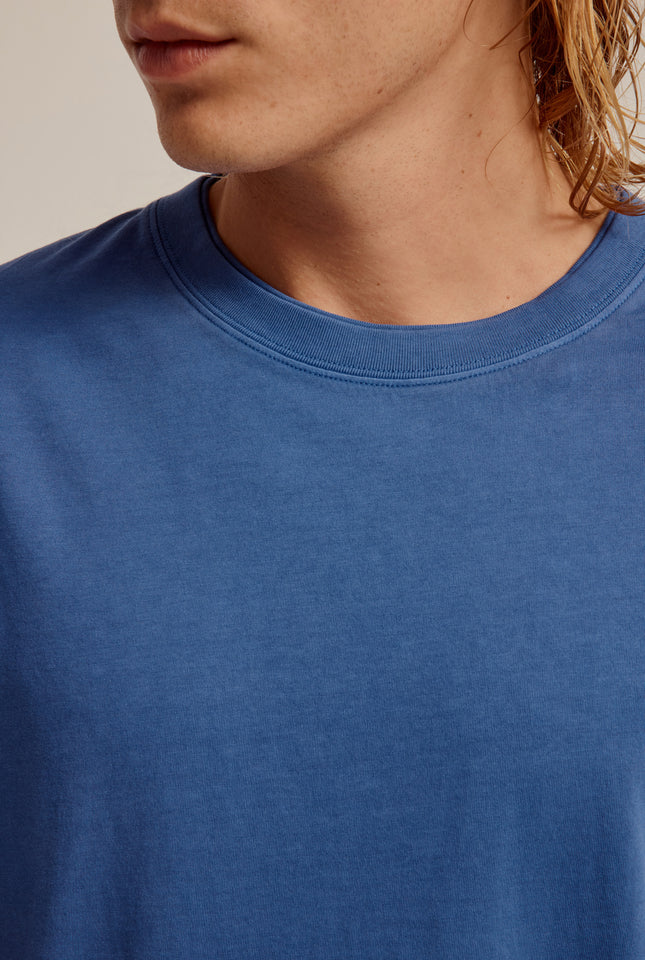 Pigment Dyed Relaxed T-Shirt - Blue