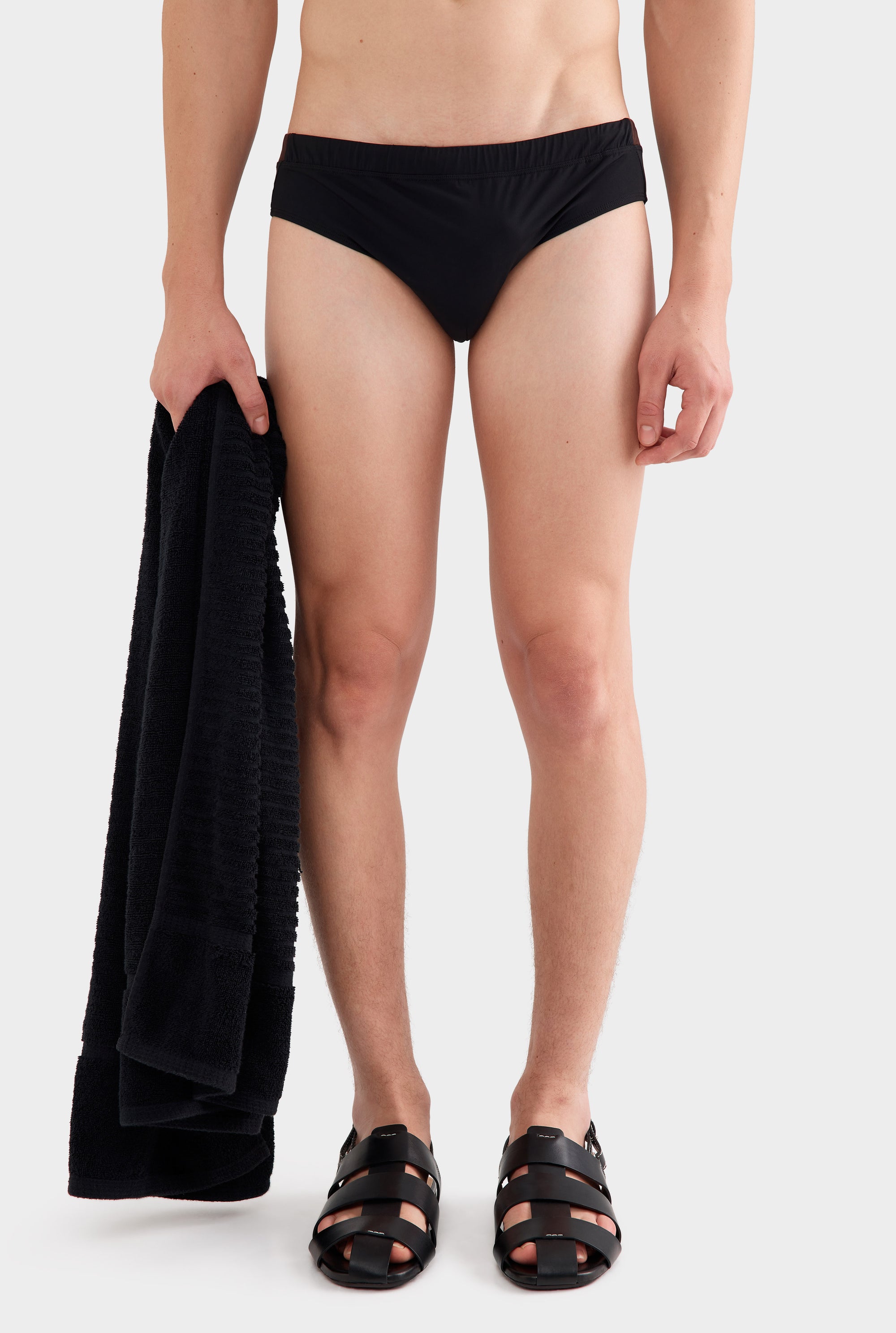 Swim Brief - Black/Cocoa