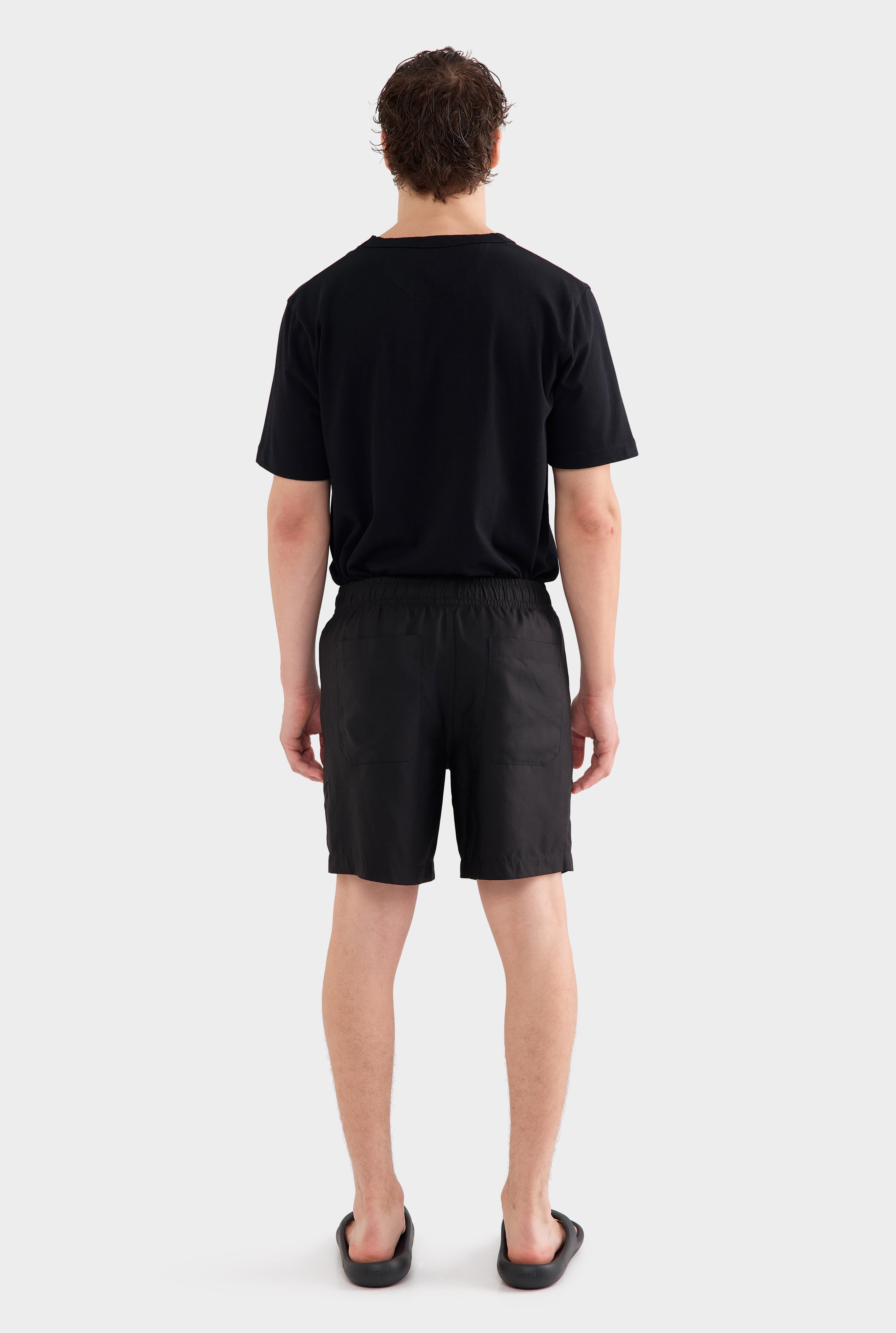 Tencel Lounge Shorts - Black
