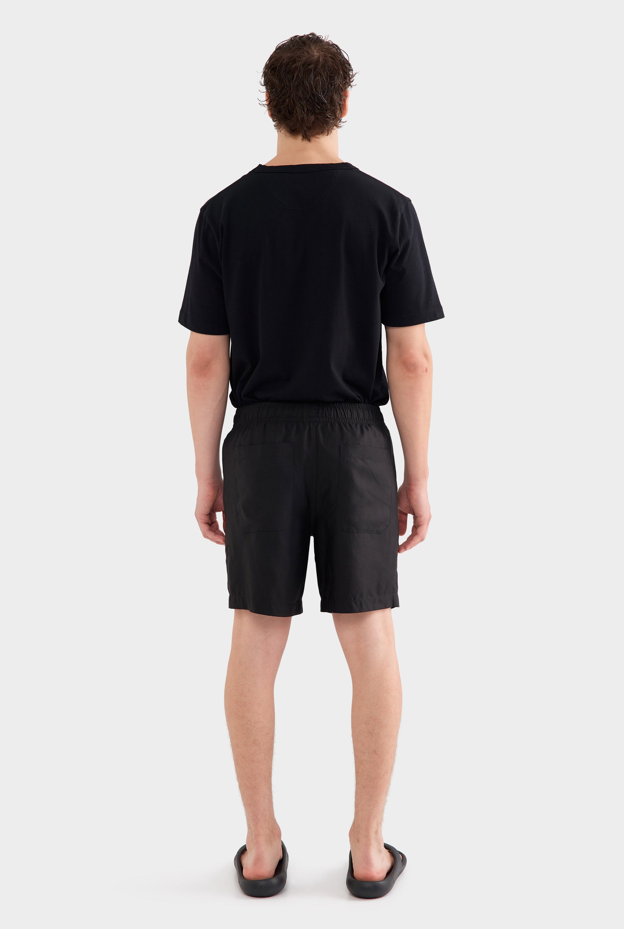 Tencel Lounge Shorts - Black