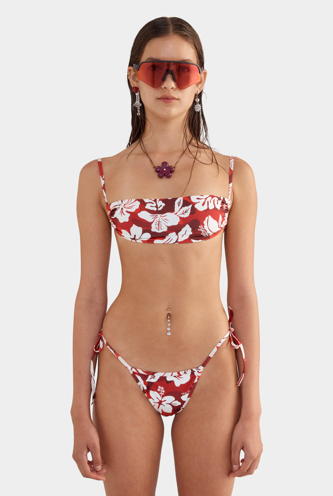 Bandeau Swim Top - Black