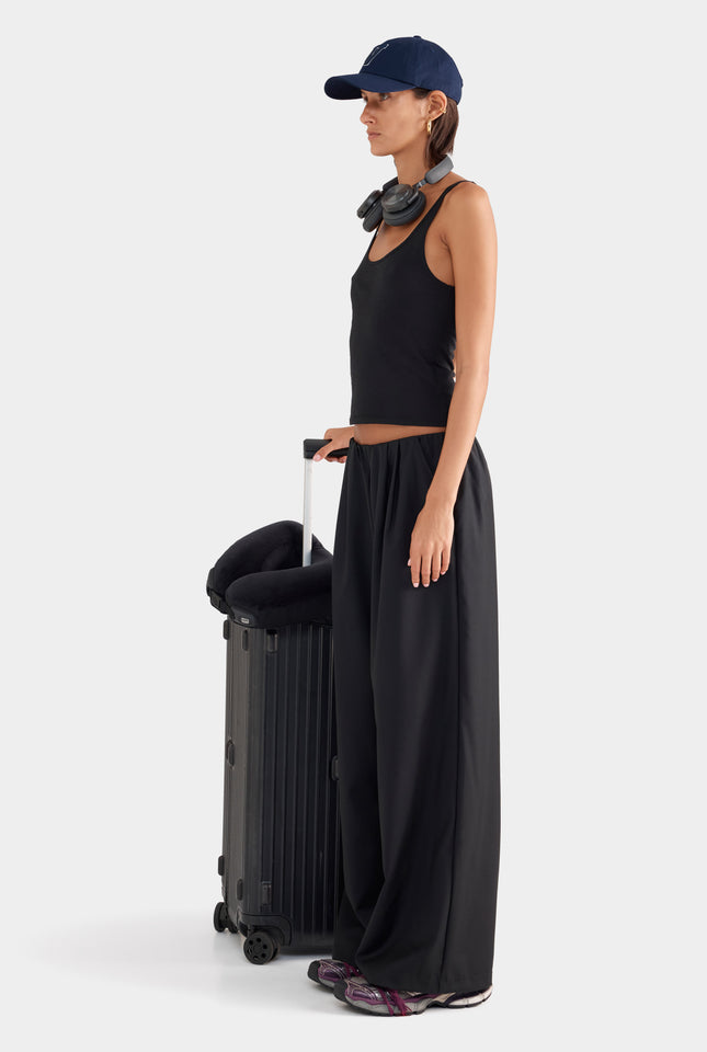 Lightweight Cotton Tank - Black