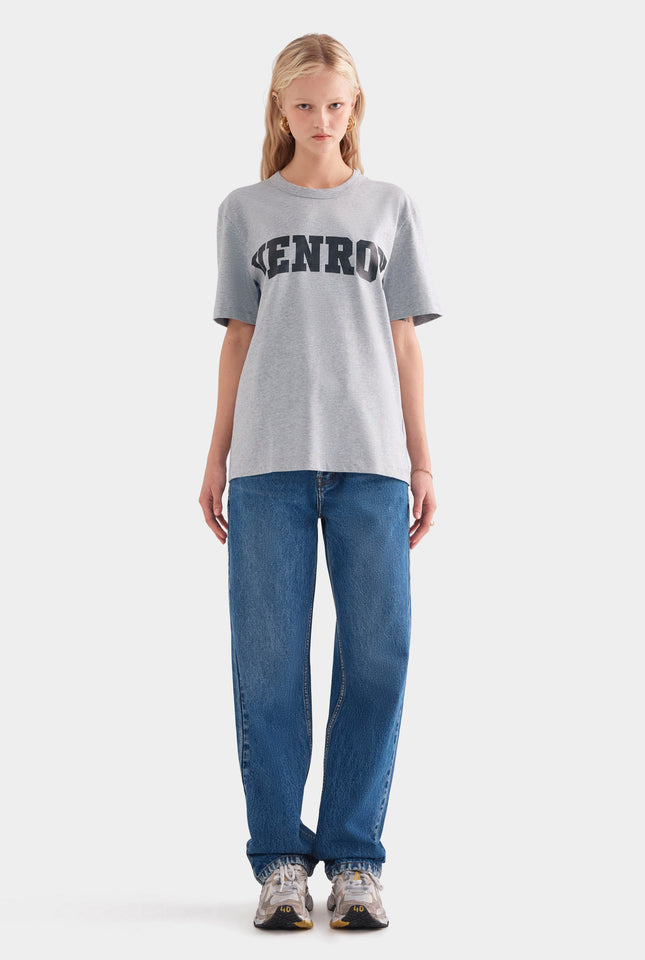 Venroy Varsity Logo T-Shirt - Grey