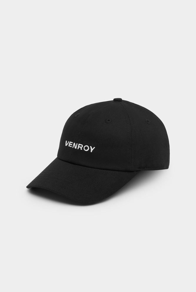 Venroy Cotton Logo Cap - Black