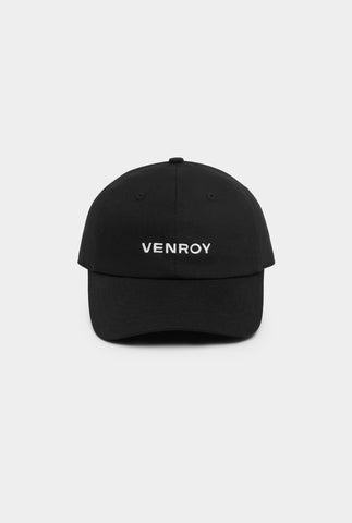 Venroy Cotton Logo Cap - Black