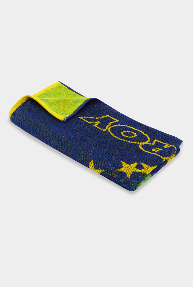 Venroy Rio Gym Towel -  Blue/Yellow