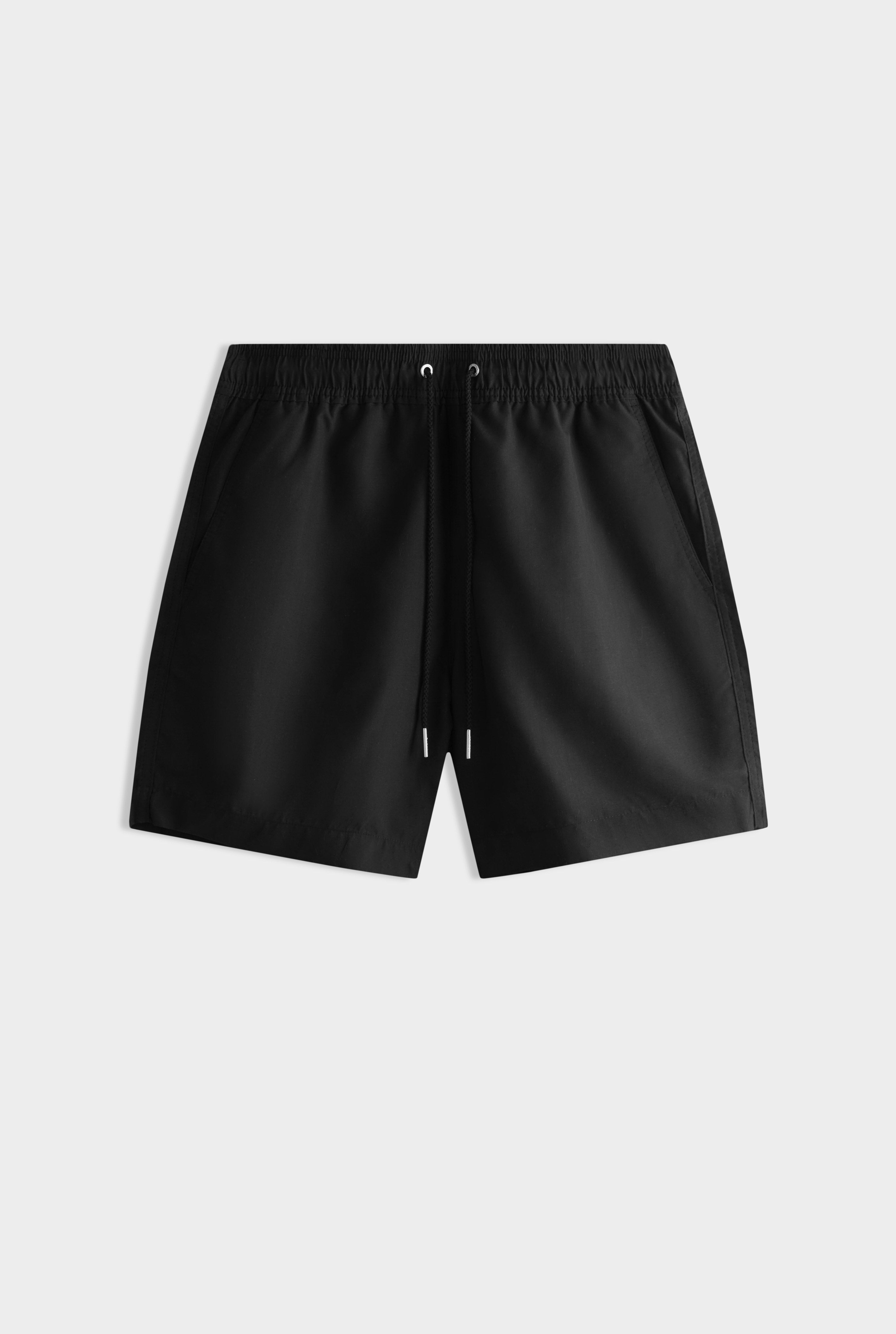 Solid Swim Short - Black