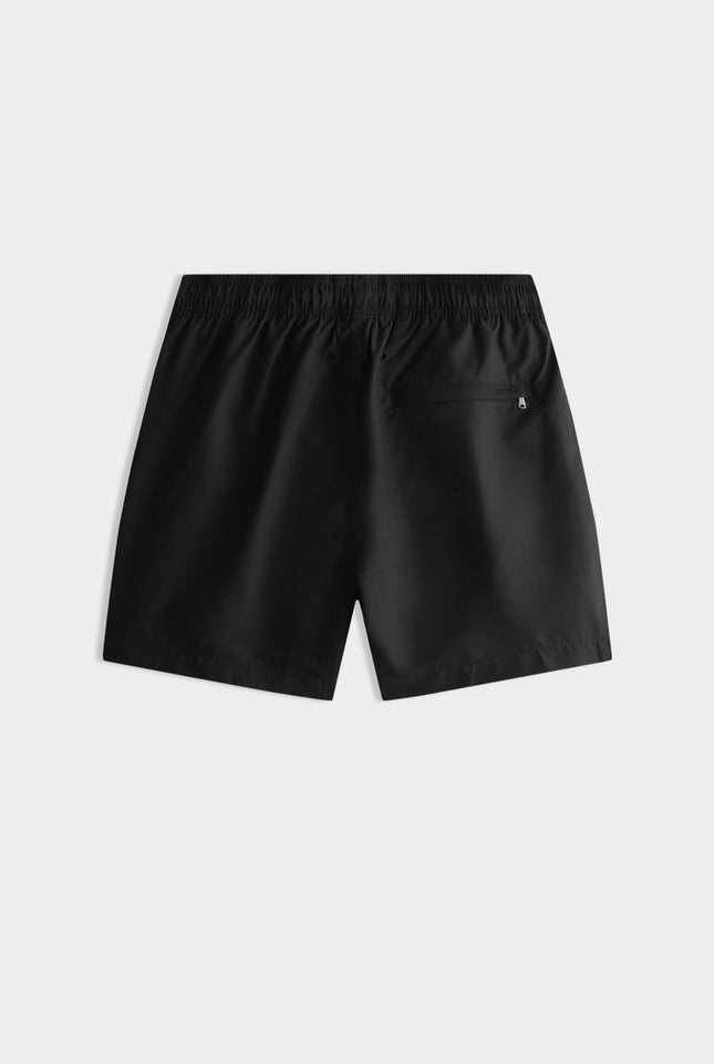 Solid Swim Short - Black